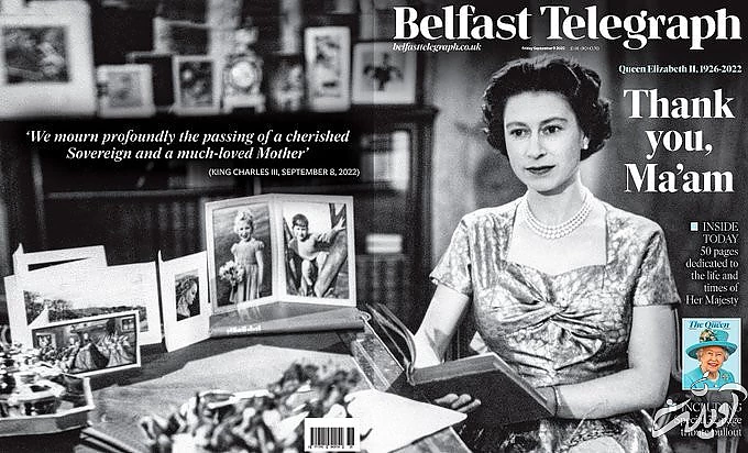 روزنامه‌های بریتانیا چگونه درگذشت ملکه را بازتاب دادند؟